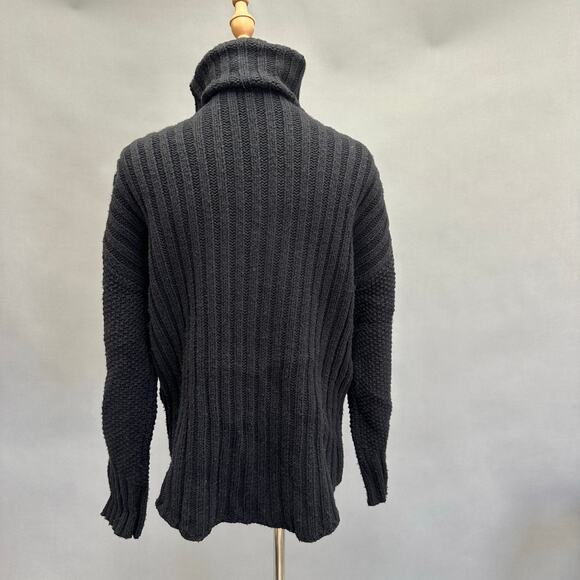 Smartwool‎ Spruce Creek Turtleneck Sweater Merino Wool Sweater Black Size Medium - Picture 8 of 16